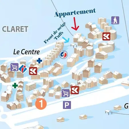 Apartamento Val Claret - Aux Pieds - Parking Inclus